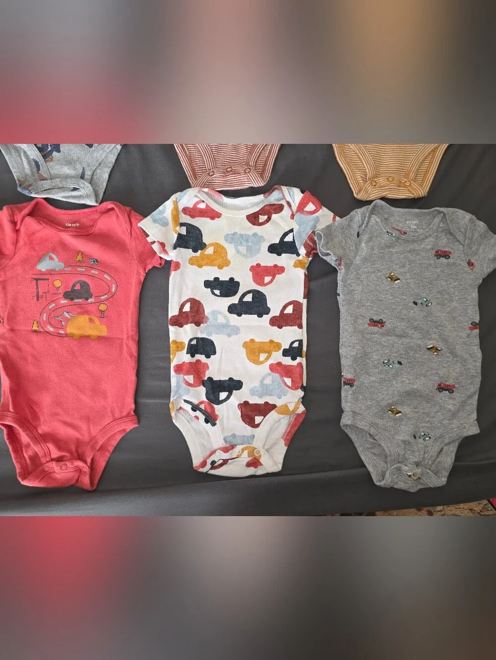 Carter's Multi-Pack Baby Bodysuits with 1 T-shirt